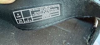 Sandalias cuero negro número 38 DR MARTENS BLAIRE