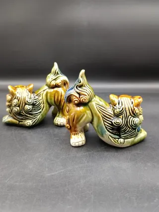 Figuras Dragones Foo Chinos Cerámica