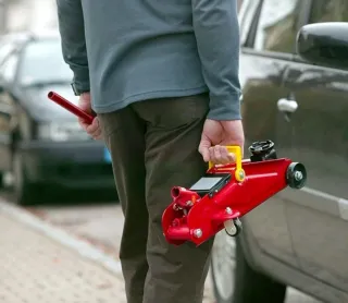 Crick Auto 2 Ton Cric Idraulico Per Auto Carrello