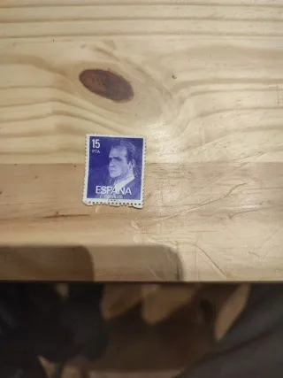 Sello 15 pesetas España Correos
