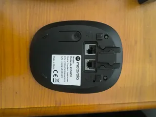 Teléfono Motorola Fijo Inalámbrico Negro