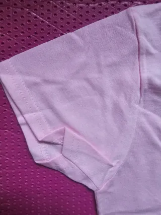 Camiseta niña Fruit of the Loom rosa