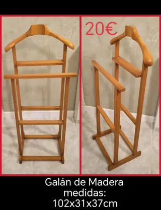 Galán de noche de madera