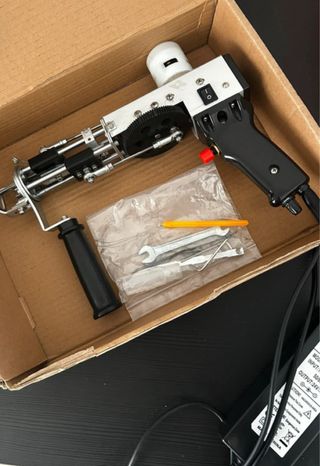 Pistola Tufting Cut Pile + Kit Herramientas