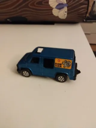 Furgoneta juguete Tootsietoy azul