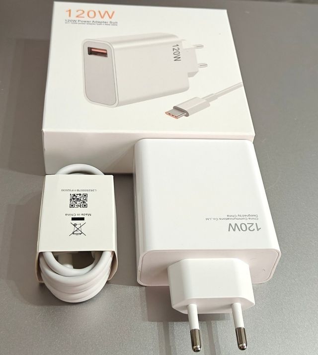 Cargador 120W USB y Cable USB C compatible Redmi