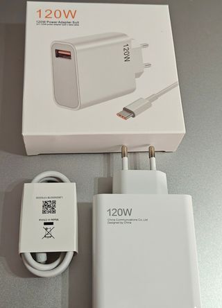 Cargador 120W USB y Cable USB C compatible Redmi