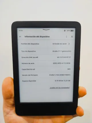 Kindle 11.ª generación Negro