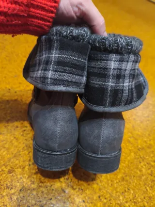 Botines grises talla 36