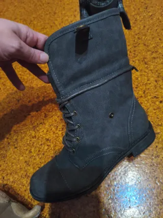 Botines grises talla 36