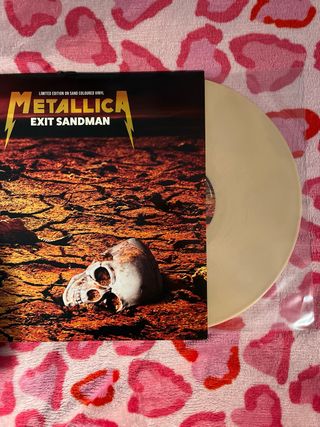 Metallica Exit Sandman Vinilo Edición Limitada
