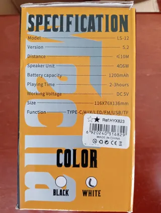 Altavoz Mecha LED Multicolor