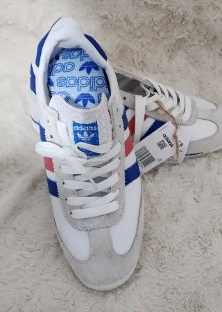 Zapatillas Adidas Blancas y Azules