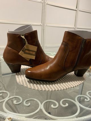 Botines mujer camel