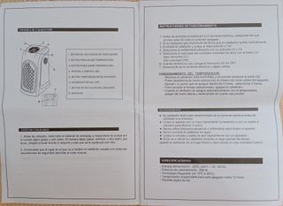 Calefactor Portátil Thulos TH-PH10 350W