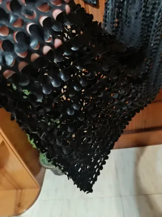 Vestido fiesta calado negro