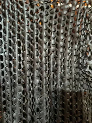 Vestido fiesta calado negro