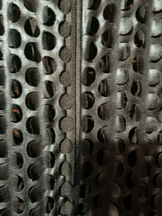 Vestido fiesta calado negro