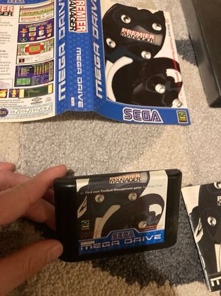 Premier Manager Mega Drive Sega Juego