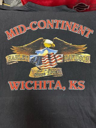 Camiseta Harley Davidson Whichita, Ks .Vintage