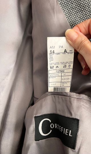 Americana Cortefiel Gris