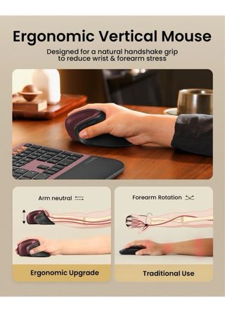 Ratón Ergonómico ProtoArc EM11 Inalámbrico