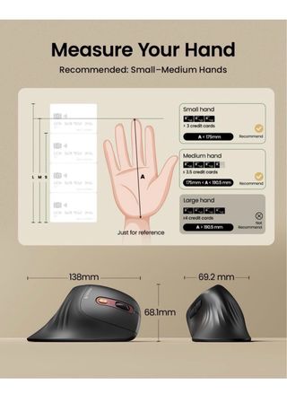 Ratón Ergonómico ProtoArc EM11 Inalámbrico