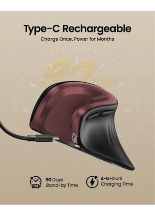 Ratón Ergonómico ProtoArc EM11 Inalámbrico