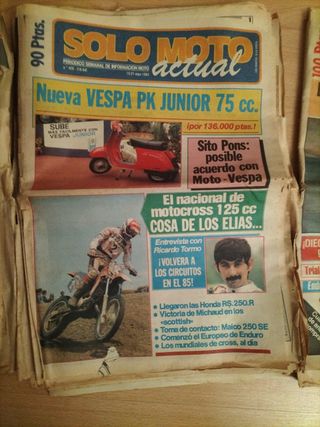 Solo Moto actual de los años 80.