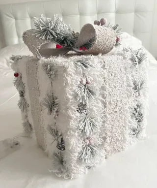 Scatola Regalo LED Effetto Neve