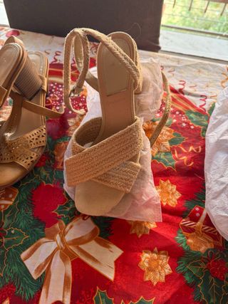 Sandalias Stradivarius Beige/Marrón