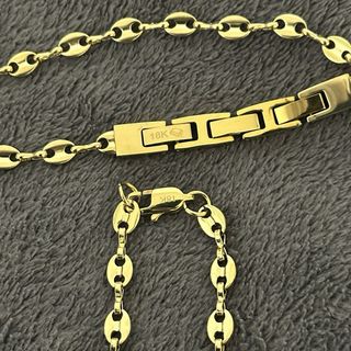 Cadena y Pulsera Oro Laminado