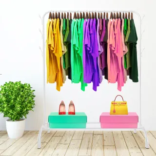 Perchero Burro Blanco Premium 148x110x41cm NUEVO