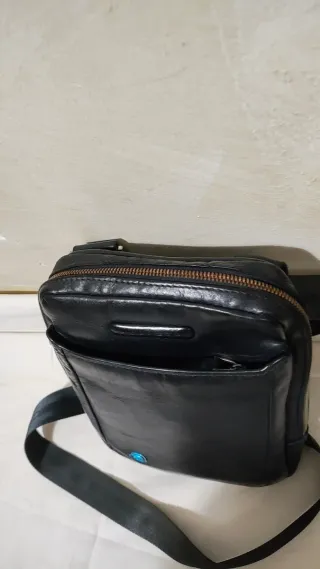 Borsello Piquadro Pelle Blu