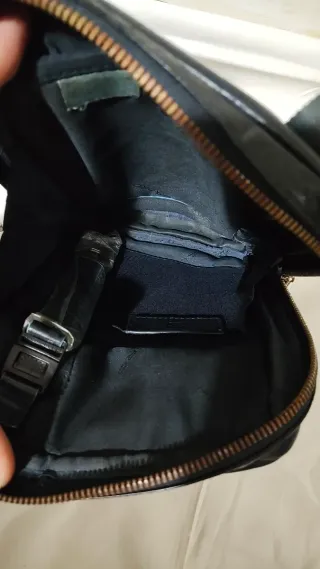 Borsello Piquadro Pelle Blu