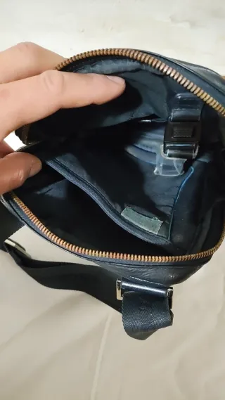 Borsello Piquadro Pelle Blu