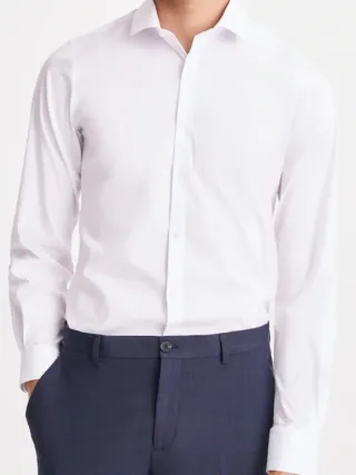 Camisa de vestir blanca para chico