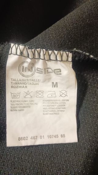 Vestido manga larga elástico evasé. Da mucha talla