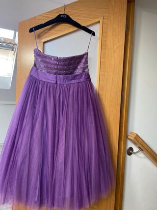 Vestido fiesta Rosa Clara Morado