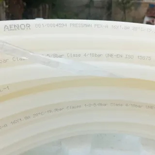 Tubería Pressman PEX 16mm 100m Suelo Radiante