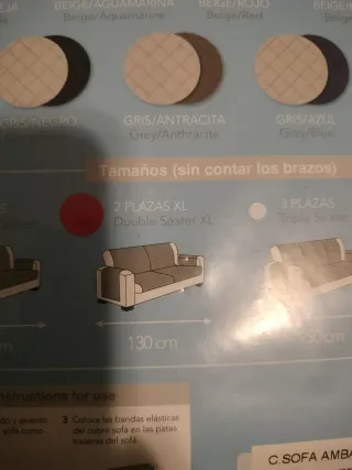 2 X Protector Sofá