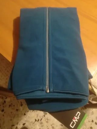 Giacca CMP pile blu petrolio