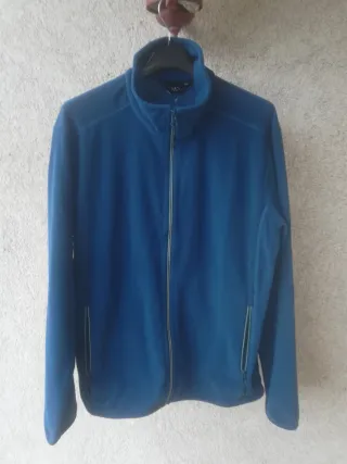 Giacca CMP pile blu petrolio