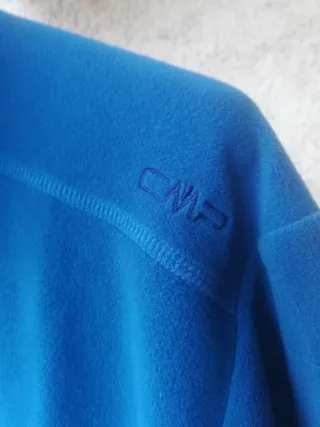 Giacca CMP pile blu petrolio