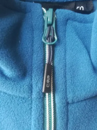 Giacca CMP pile blu petrolio