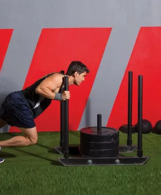 Trineo de fuerza para gym