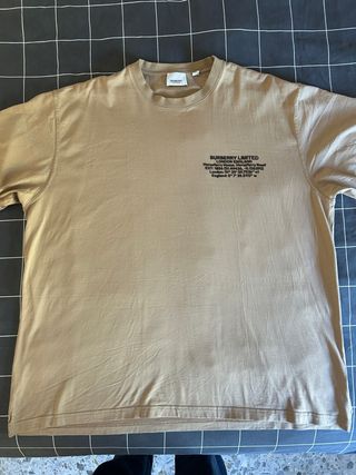 Camiseta Burberry Beige Talla XL