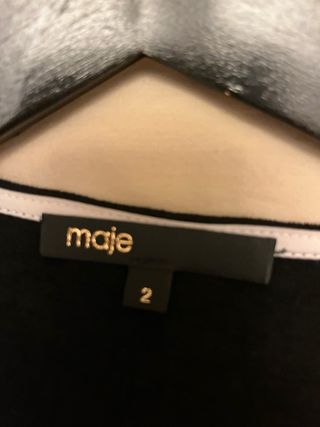 Top Maje Negro Talla 2