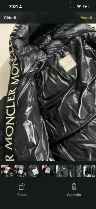 Chaqueta Moncler Negra