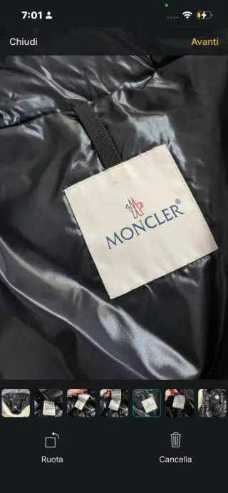Chaqueta Moncler Negra